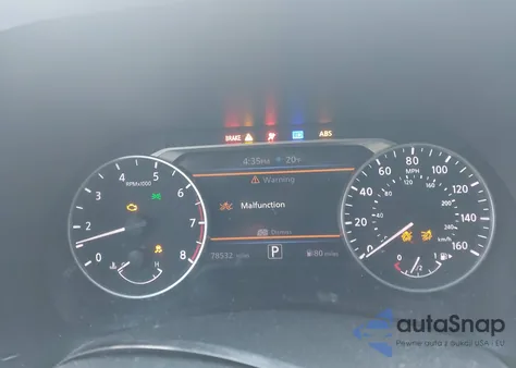 2021 Nissan Sentra Sr Xtronic Cvt z USA, uszkodzony, nr VIN 3N1AB8DV6MY266303